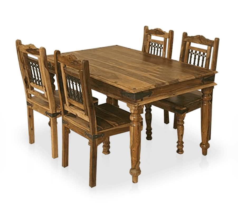 Solid Wood Jali Dining Table