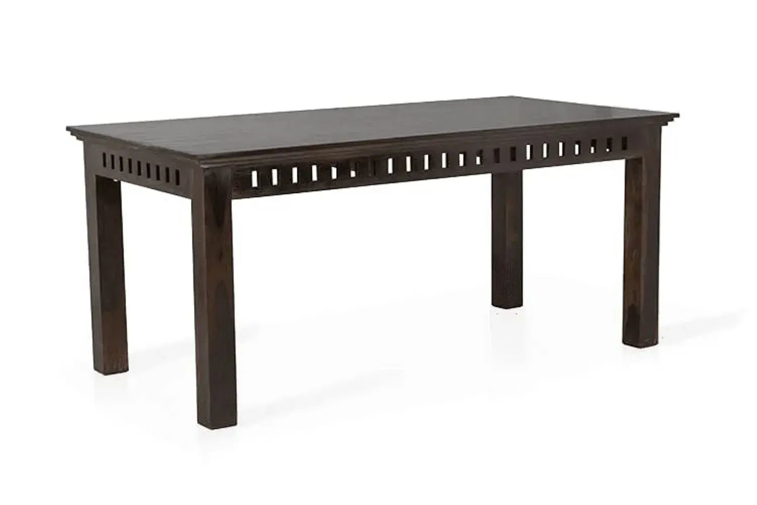 4 Seater Dining Table With Chairs | Walnut Finish