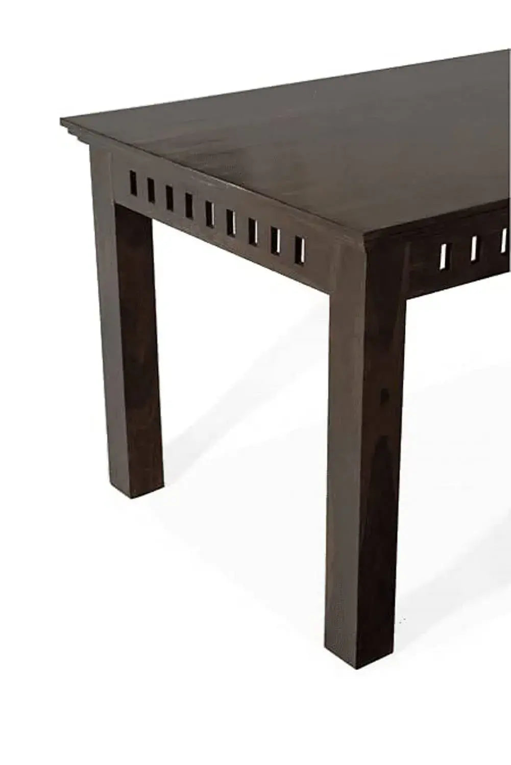 4 Seater Dining Table With Chairs | Walnut Finish