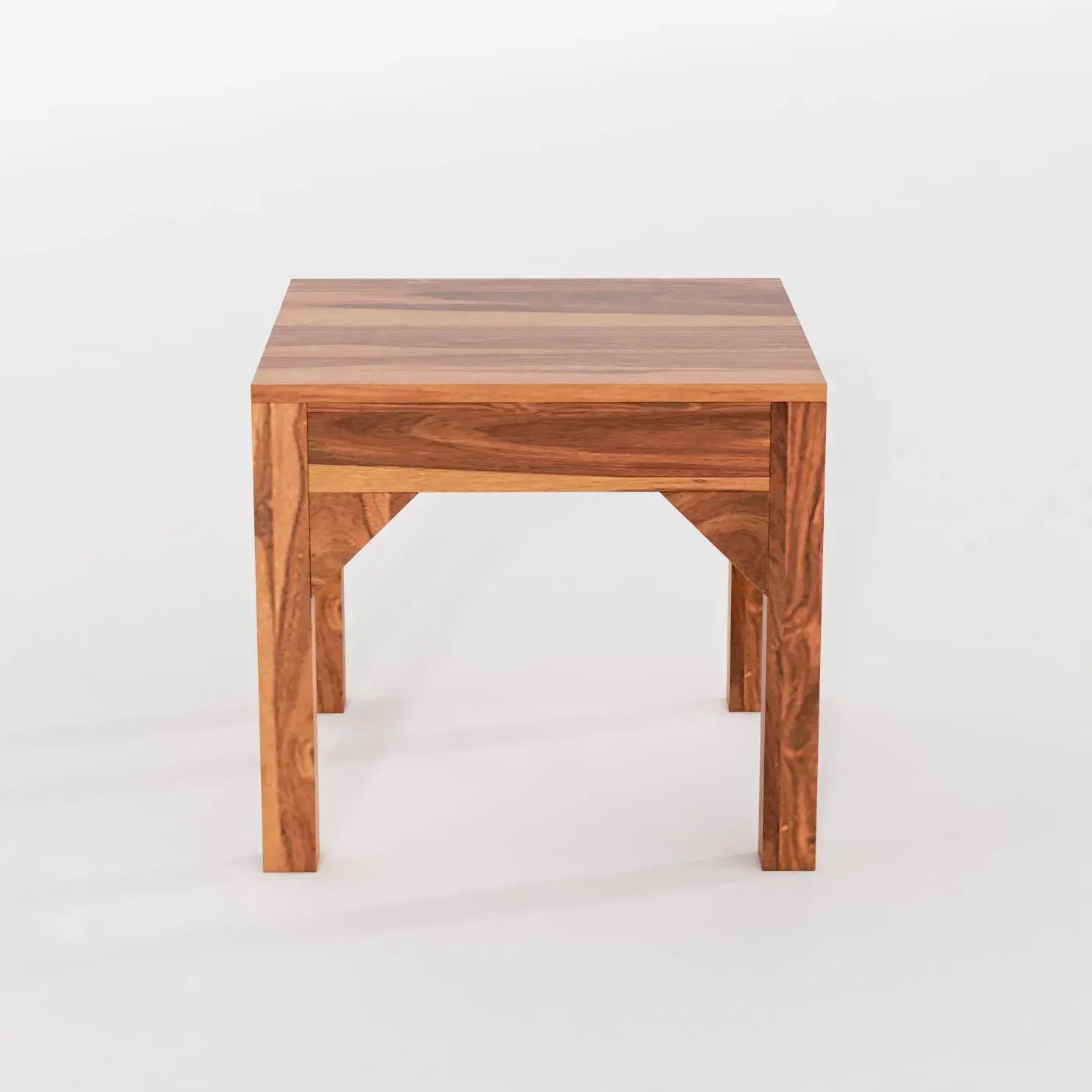 Coffee Table With 4 Stools | Walnut Finish