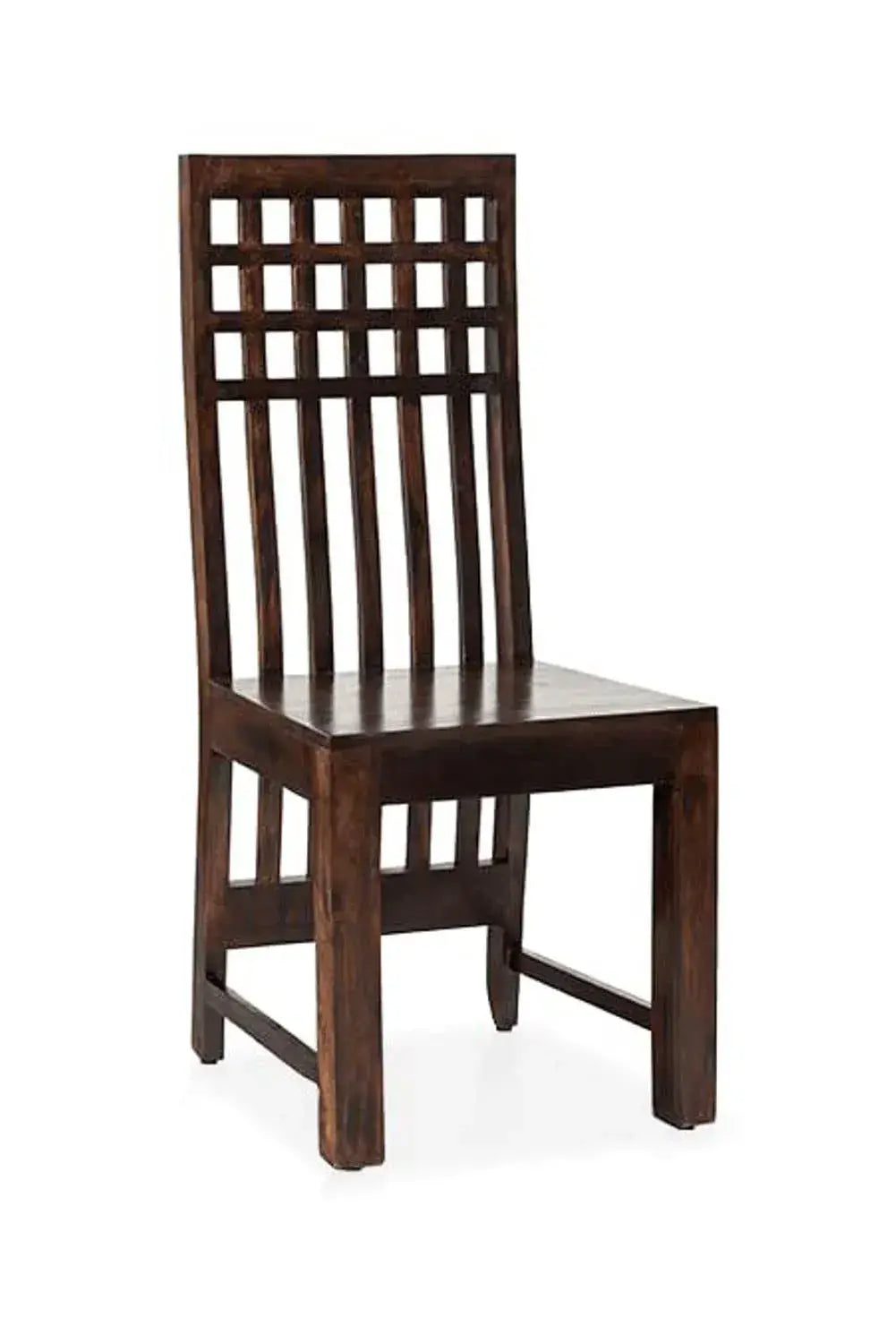 4 Seater Dining Table With Chairs | Walnut Finish