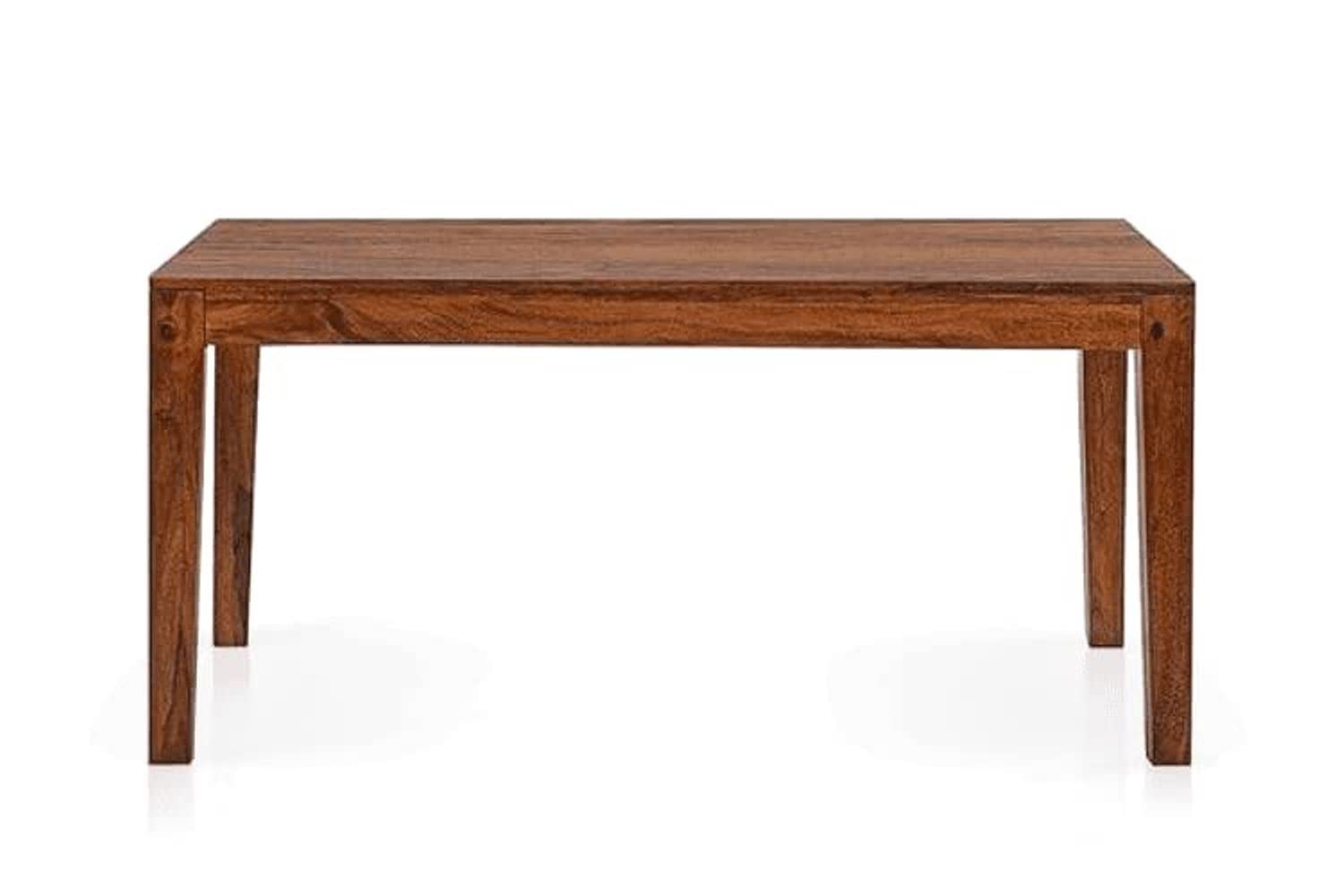 Sheesham Wood 6 Seater Dining Table with 4 Chairs and Bench Wooden Dinner Table Furniture Set for Living Room Hall Home & Office