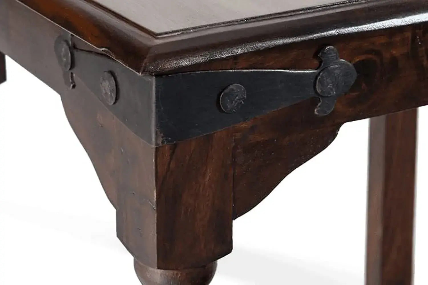 4 Seater Dining Table With Chairs | Walnut_Finish