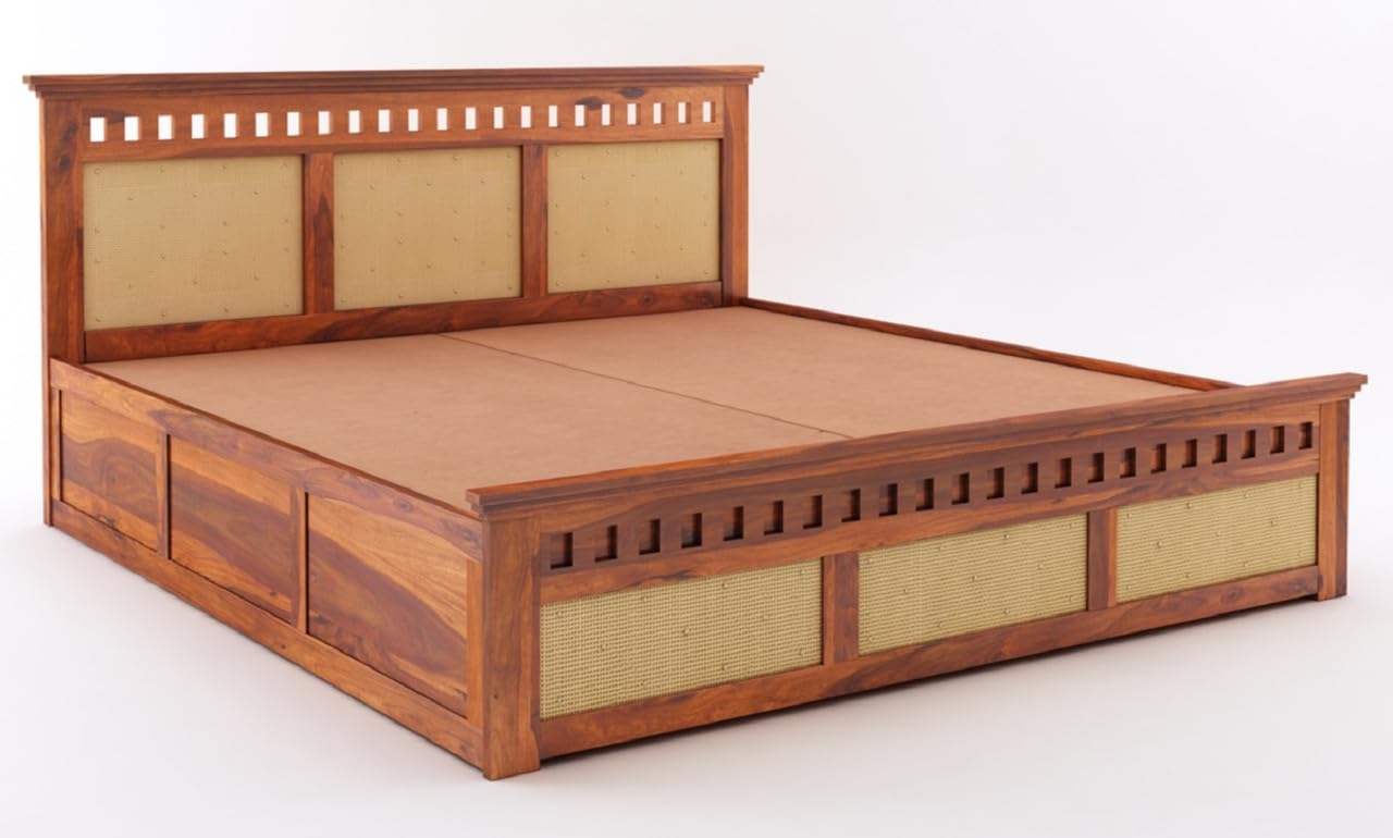Bed With Storage | King Size Cot With Box Storage