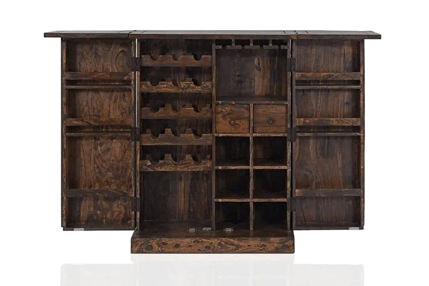 Bar Cabinet For Wine Bottle And Display Unit
