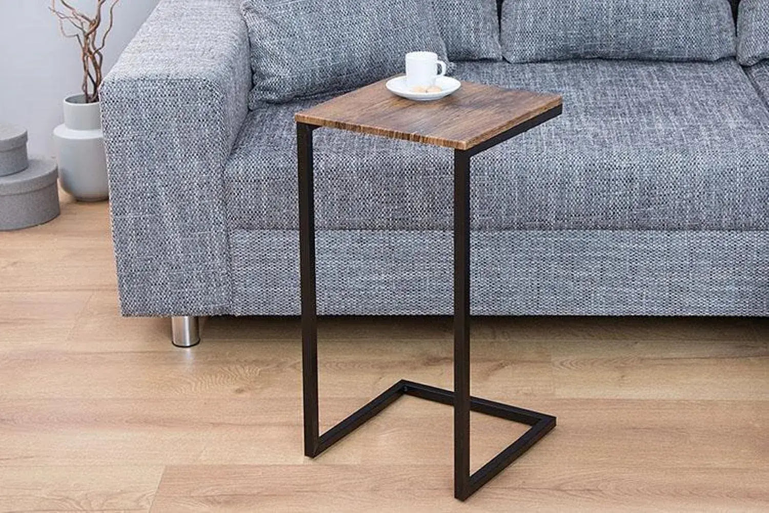 Sheesham Wood Sofa Side Stool Wooden End Table