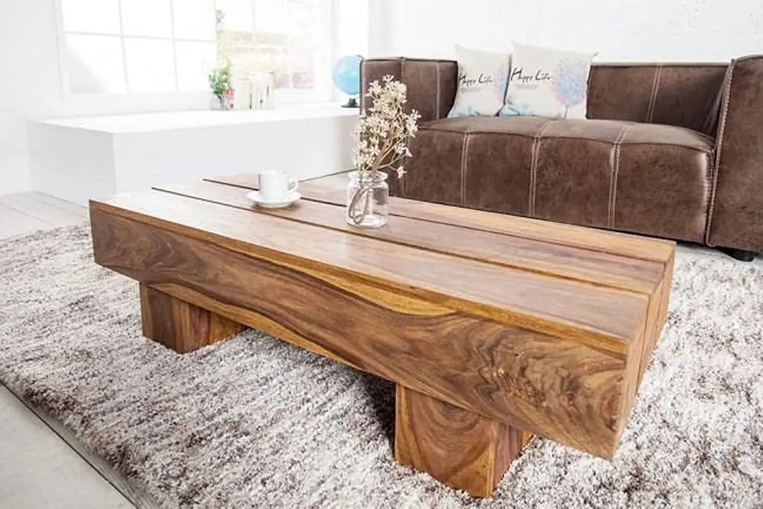 Center Coffee Table | Natural Finish