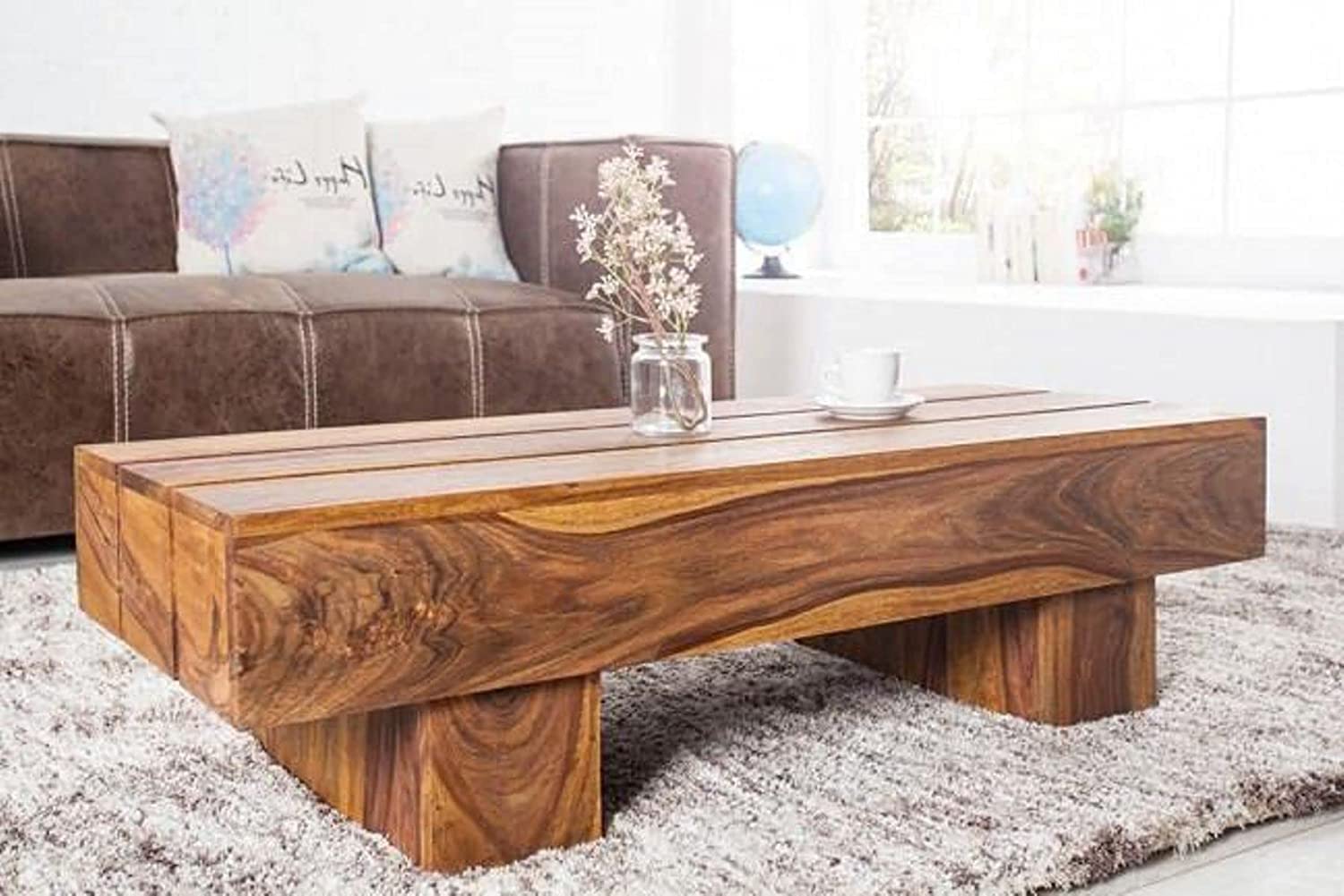 Center Coffee Table | Natural Finish