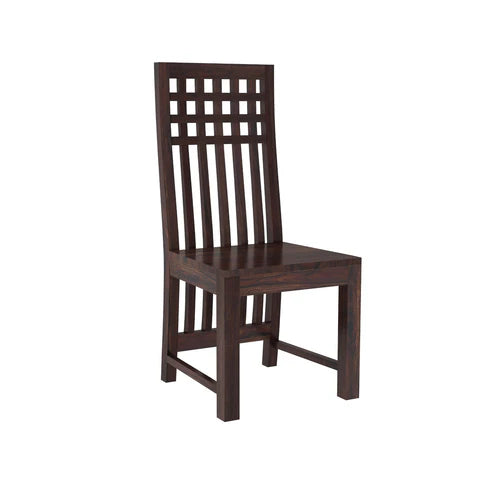 Amer Solid Sheesham Wood 6 Seater Dining Set | Walnut Finish