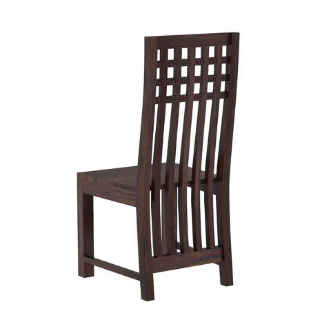 Amer Solid Sheesham Wood 6 Seater Dining Set | Walnut Finish