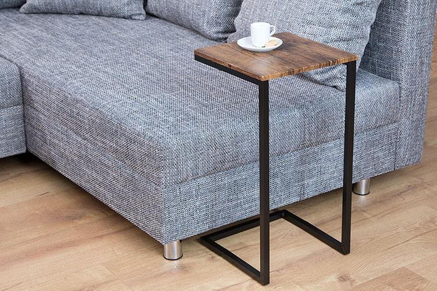 Sheesham Wood Sofa Side Stool Wooden End Table