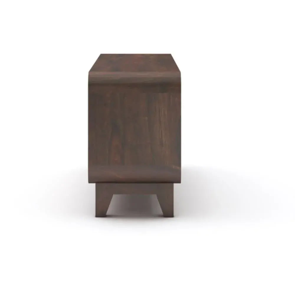 Sideboard Low Height TV Cabinet - Walnut Finish - Small Size
