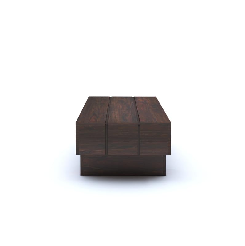 Wood Rectangle Center Coffee Table | Multipurpose Modern Tea Table | Durable Wooden Teapoy Furniture for Home, Lounge, Living Room, Hotels, Hall and Office