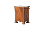 Sheesham Wood Bedside Table with Cabinet Storage Night Stand Sofa Side Table End Table Furniture for Living Room Home Office