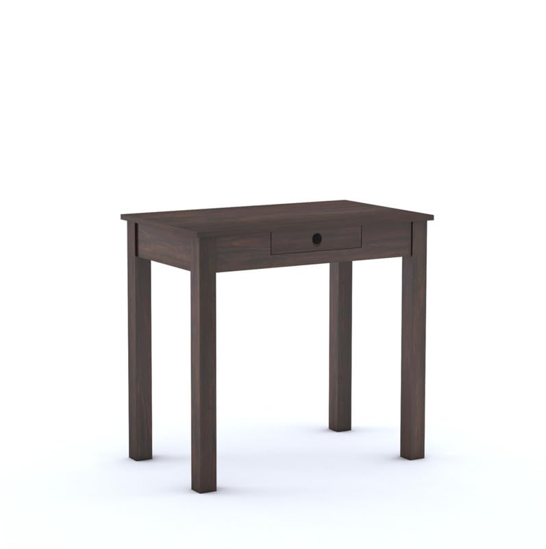Sheesham Wood Study Table with 1 Drawer Storage | Students Writing Laptop Desk Furniture | Multipurpose Wooden Computer Workstation for Home, Bedroom, Study Room, and Office