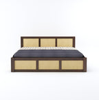Sheesham Wood King Size Bed with Box Storage for Bedroom Home Living Room Hotel Wooden Double Bed Cot Palang Furniture