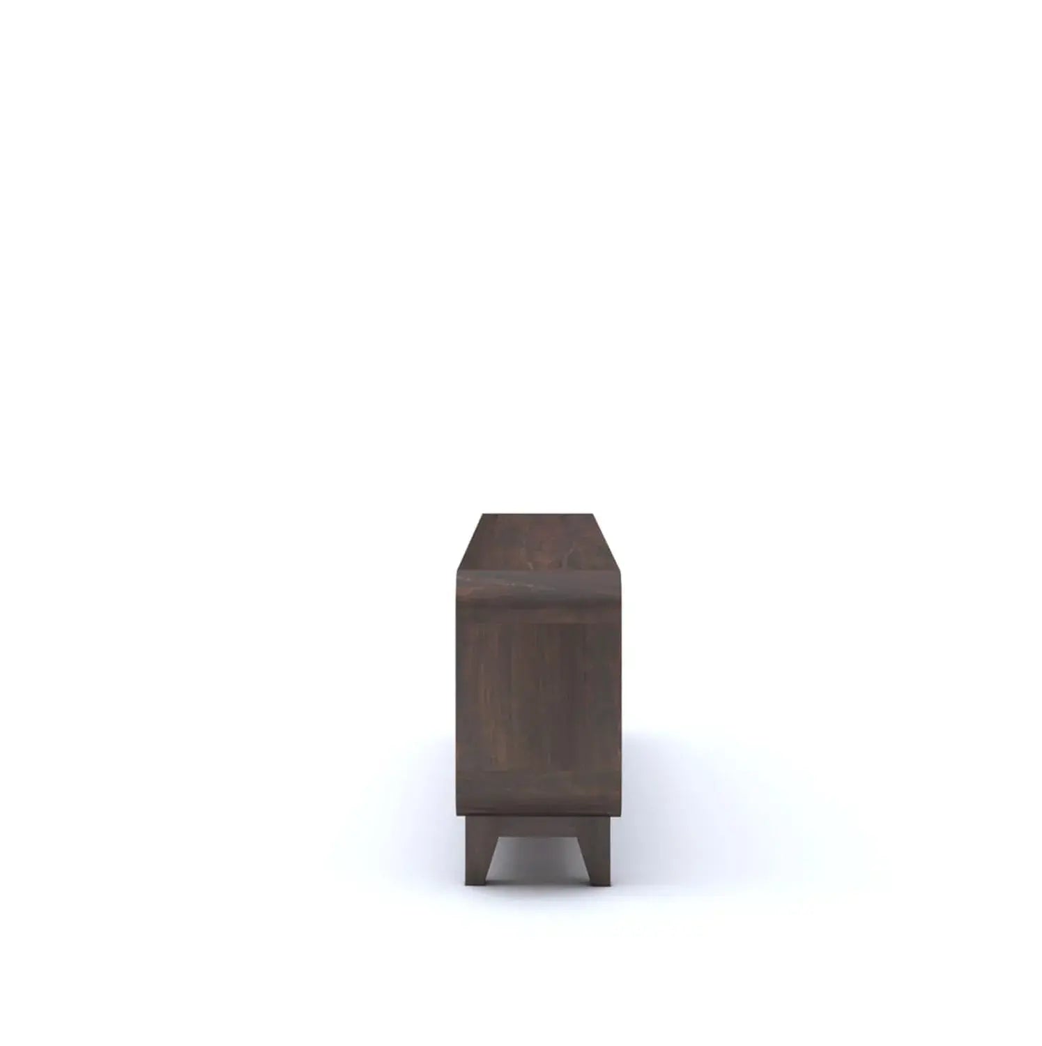 TV Cabinet With 3 Drawer Storage - Walnut Finish