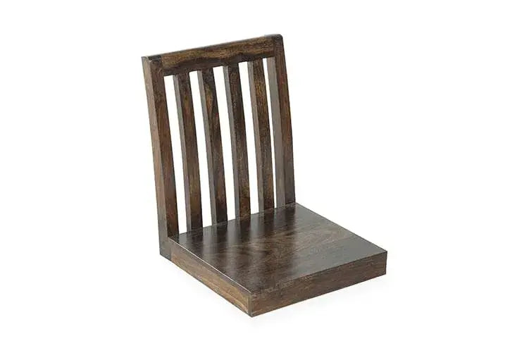 Wooden Japanese Chair Meditation | Honey Finish