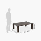 Sheesham Wood Dining Table 6 Seater | Space Saving Japanese Six Seater Dinning Table Set with 6 Chairs for Home & Office | Wooden Kitchen Dinner Table 6 Seater Furniture