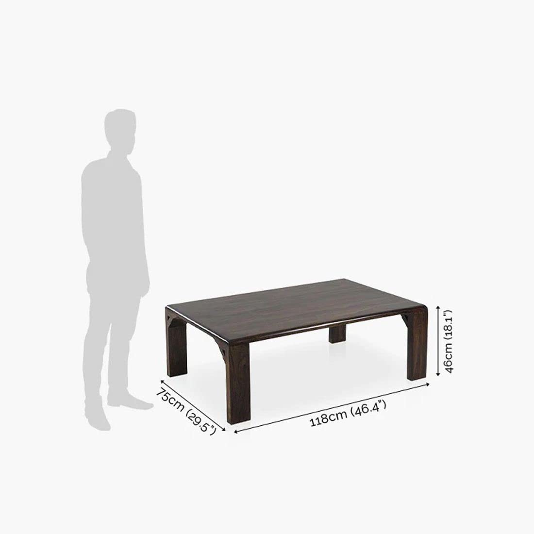 Sheesham Wood Dining Table 6 Seater | Space Saving Japanese Six Seater Dinning Table Set with 6 Chairs for Home & Office | Wooden Kitchen Dinner Table 6 Seater Furniture