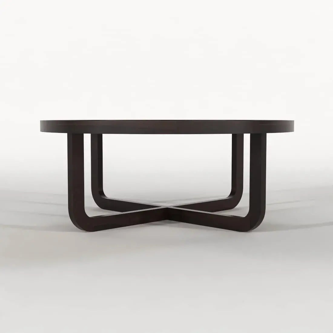 Round Center Coffee Table | Walnut Finish
