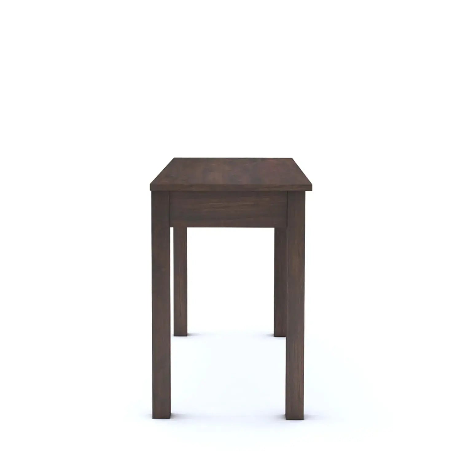 Study Table For Student With 2 Slide Drawer - Walnut Finish