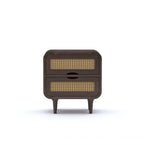 Sheesham Wood Bedside Table with Cabinet Storage Night Stand Sofa Side Table End Table Furniture for Living Room Home Office