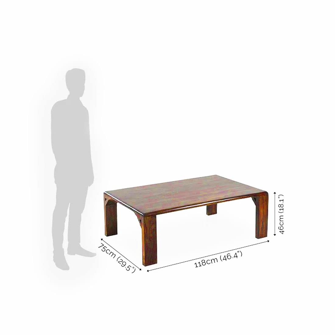 Sheesham Wood Dining Table 6 Seater | Space Saving Japanese Six Seater Dinning Table Set with 6 Chairs for Home & Office | Wooden Kitchen Dinner Table 6 Seater Furniture