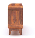 Sideboard Low Height TV Cabinet - Honey Finish - Medium Size