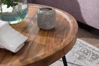 Solid Wood Indiana Lass Round Coffee Table