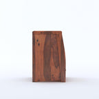 Sheesham Wood Bedside Table with Cabinet Storage Night Stand Sofa Side Table End Table Furniture for Living Room Home Office