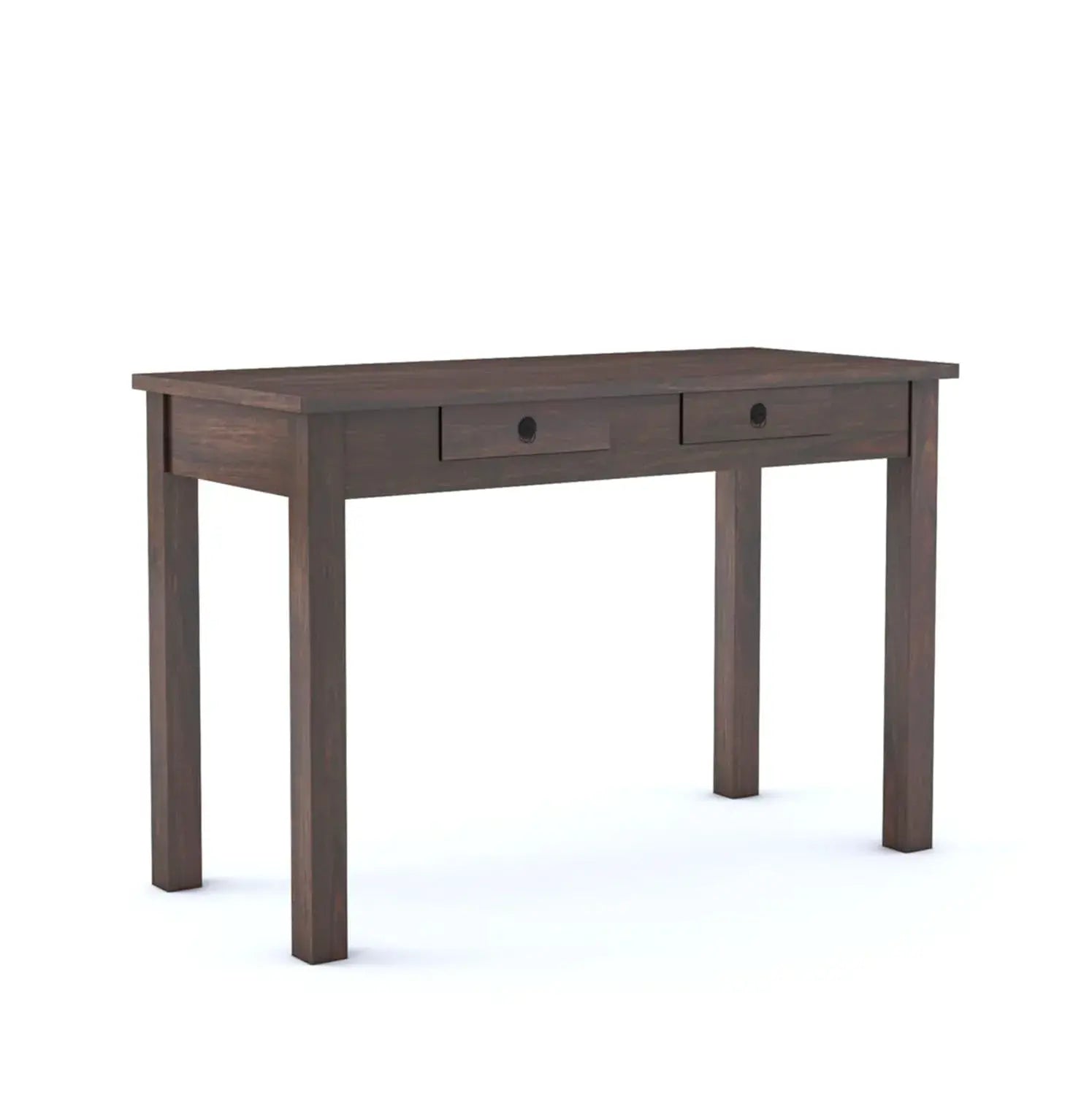 Study Table For Student With 2 Slide Drawer - Walnut Finish
