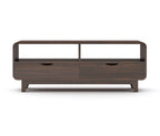 Sideboard Low Height TV Cabinet - Walnut Finish - Medium Size