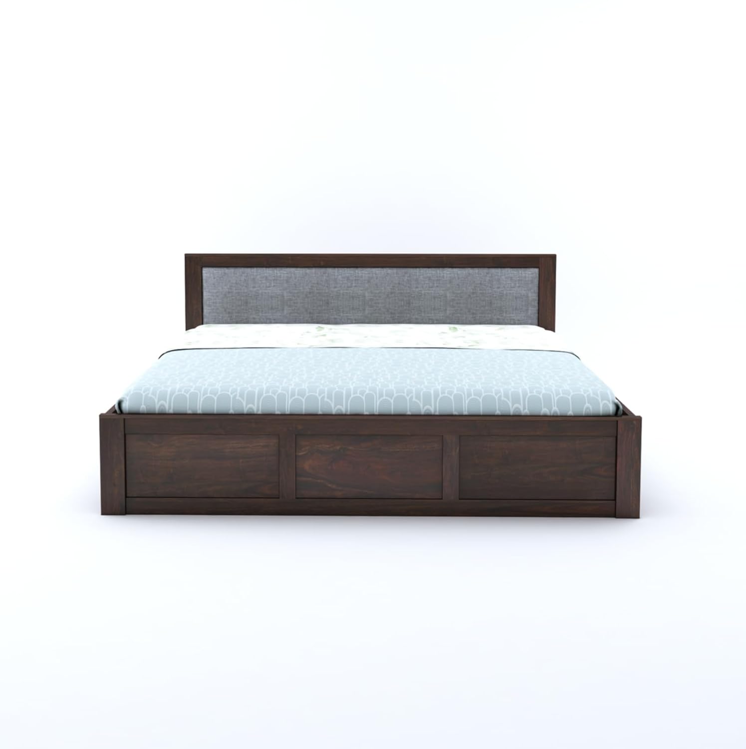 Sheesham Wood King Size Bed with Hydraulic Storage for Bedroom Living Room Home Hotel Furniture Wooden Double Bed Cot Palang for Guest Room