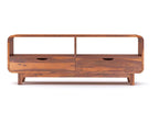 Sideboard Low Height TV Cabinet - Honey Finish - Medium Size
