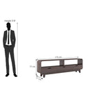 Sideboard Low Height TV Cabinet - Walnut Finish - Large Size