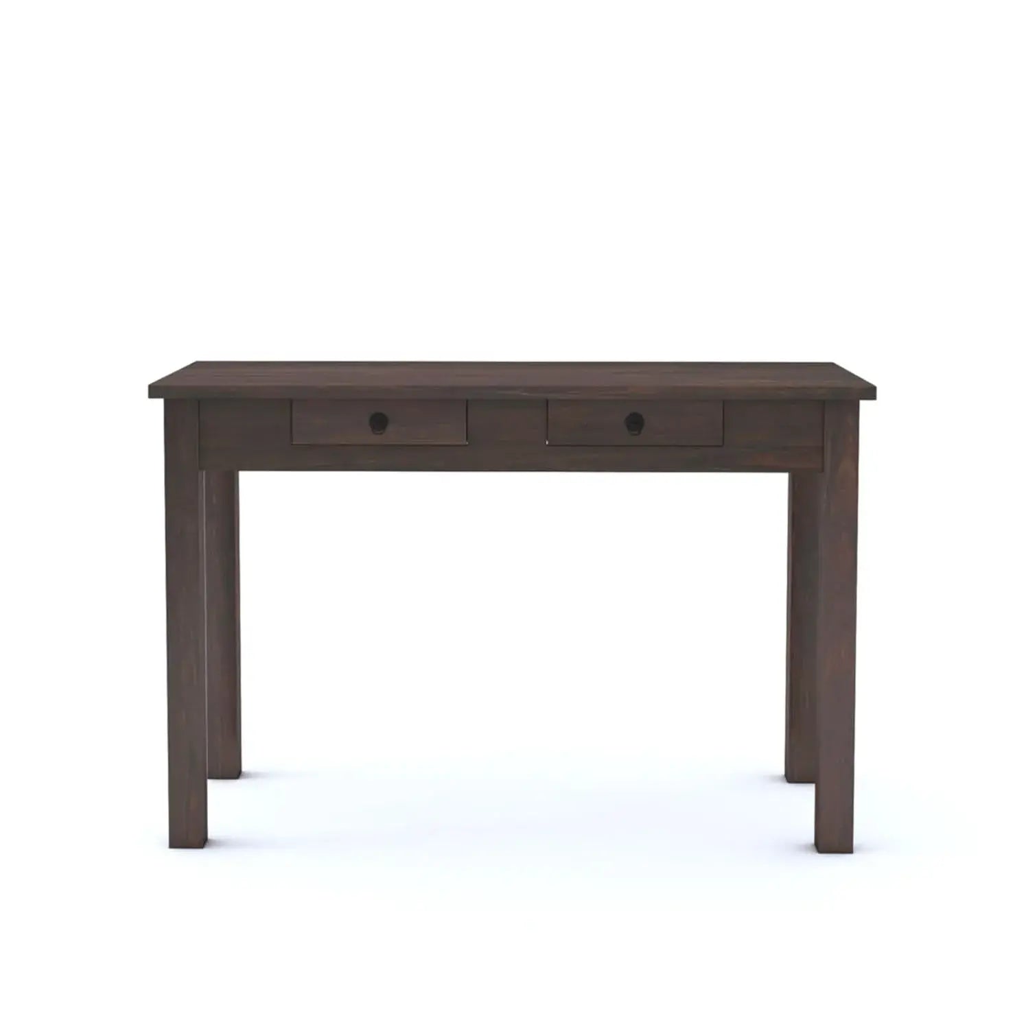 Study Table For Student With 2 Slide Drawer - Walnut Finish