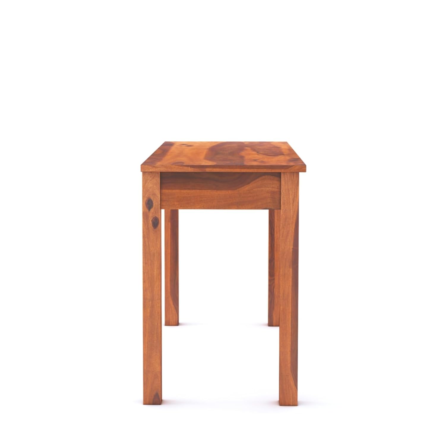 Sheesham Wood Study Table for Student | Solid Wooden Computer Table with 2 Slider Drawer for Home, Office and Study Room | Workstation Modern Desk