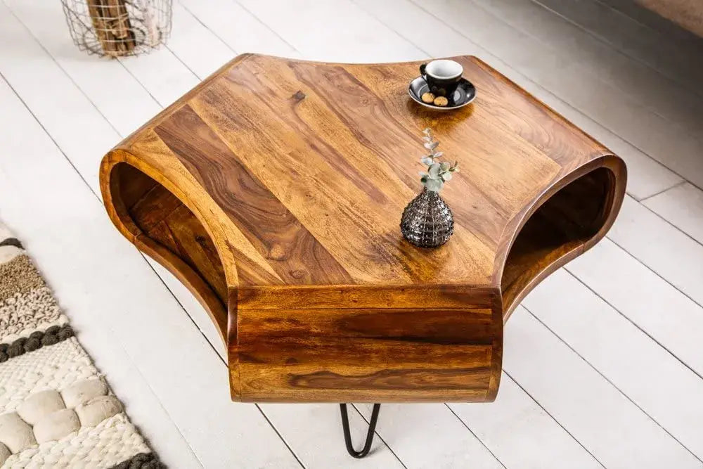Wooden Coffee Table | Honey_Finish1