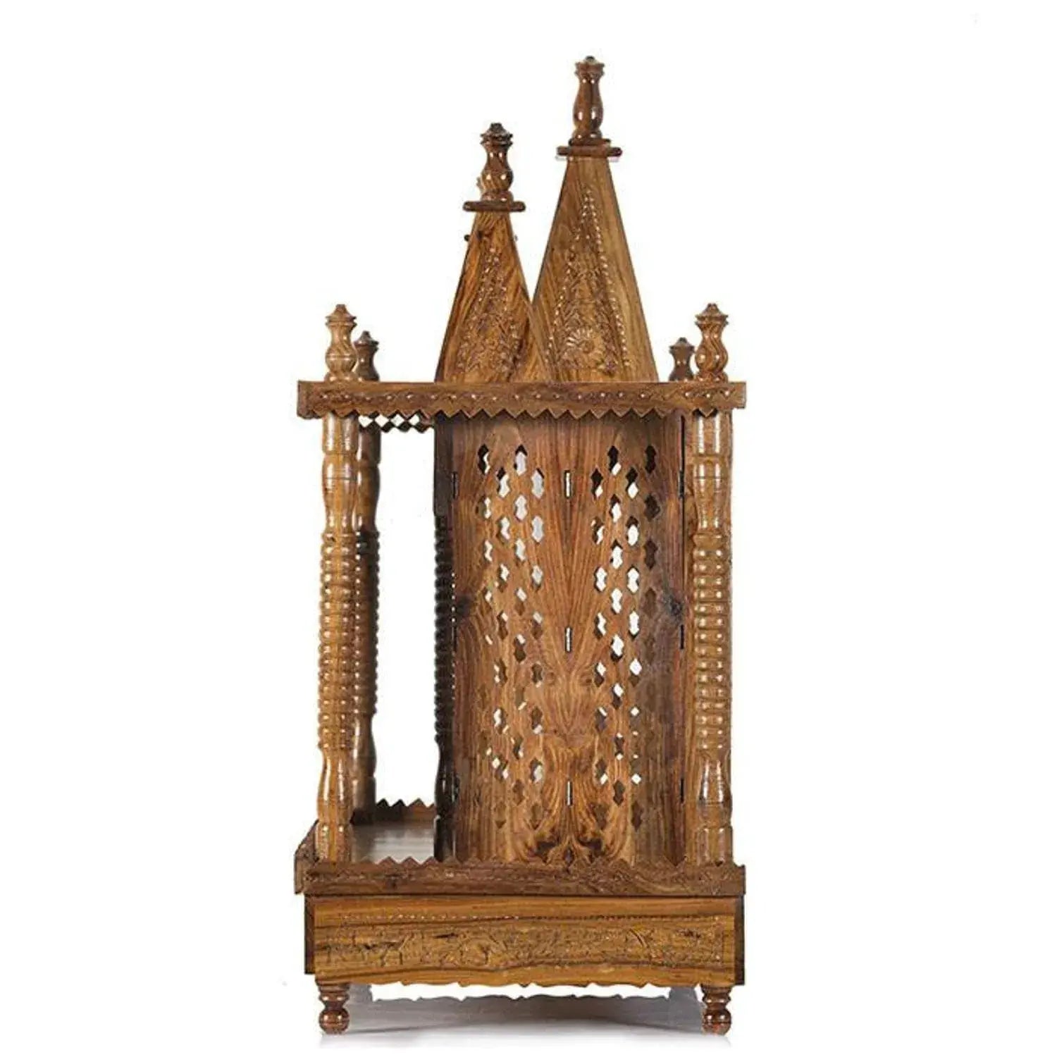 Sheesham Wood Wall Mount Temple - Design 2