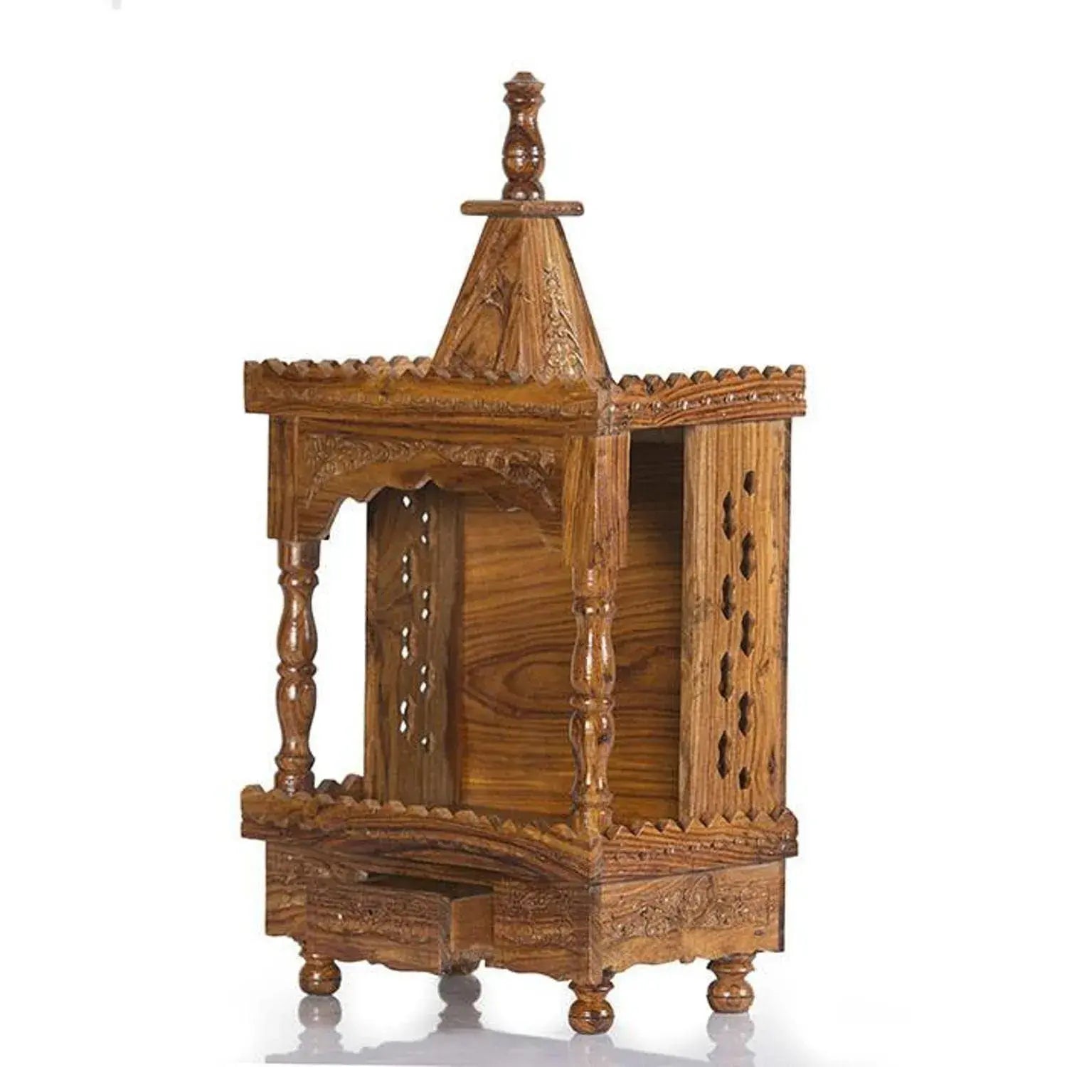 Sheesham Wood Wall Mount Temple
