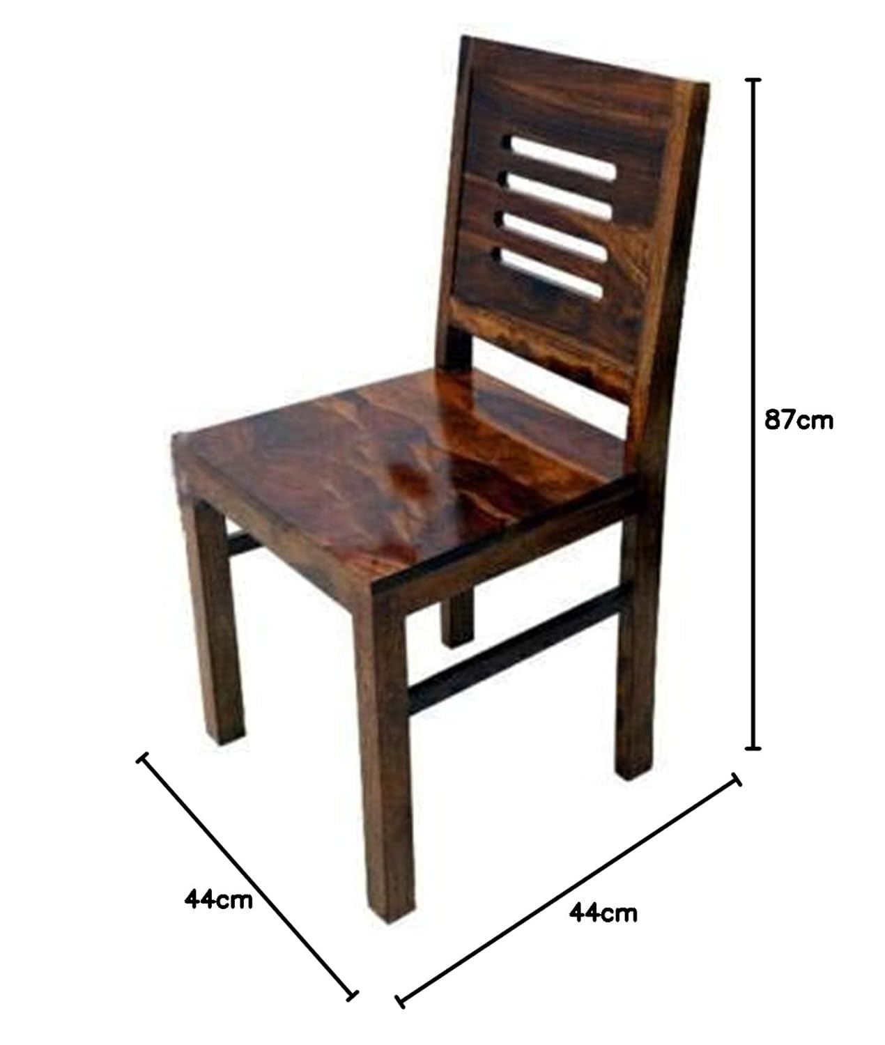 Sheesham Wood Dining Chair Set of 2 for Home Hall Hotel Living Room Dining Room & Restaurants Wooden Seating Chairs Solid Wood Study Chair Furniture