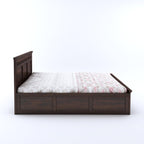 Sheesham Wood King Size Kuber Bed with Box Storage for Bedroom Living Room Home Hotel Wooden Double Bed Cot Palang Furniture