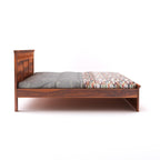 Sheesham Wood King Size Bed Without Storage for Bedroom Home Wooden Double Bed Cot Palang Furniture for Living Room and Hotels