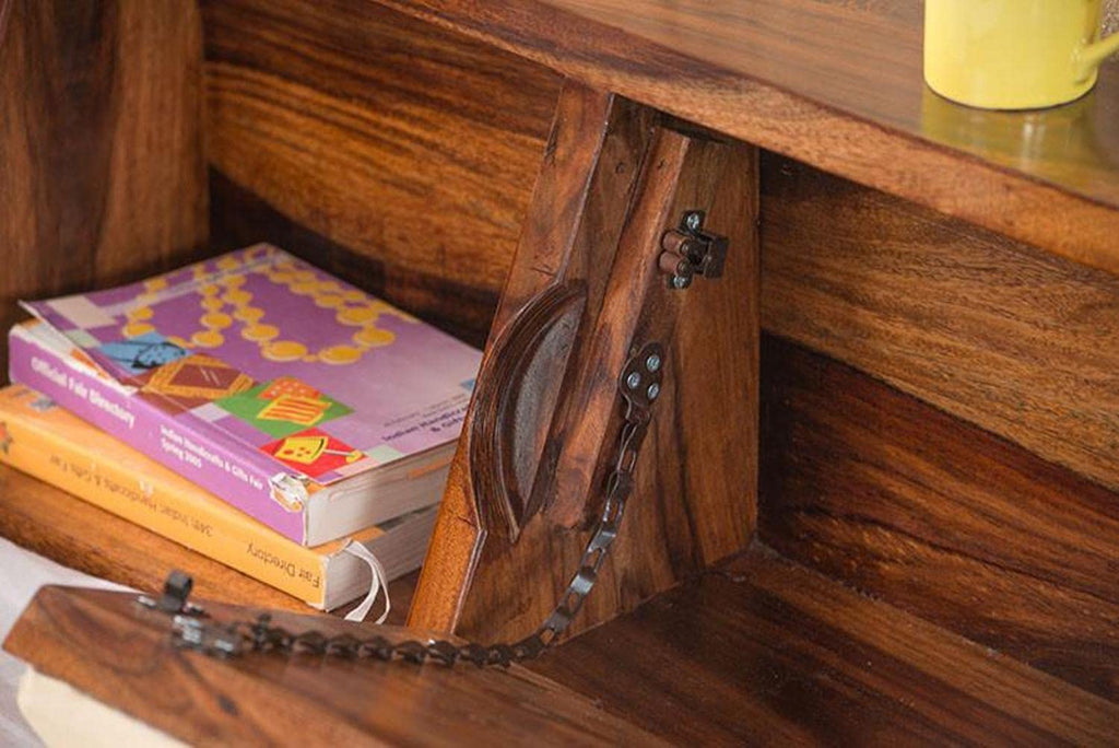 Sheesham Wood King Size Bed with Drawer Storage for Bedroom Living Room Hotel Home Furniture Wooden Double Bed Cot Palang