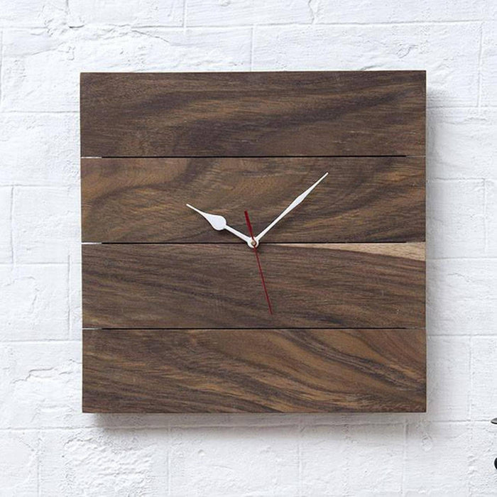 Sheesham Wood Analog Wall Clock Classic Clock Solid Wooden Hanging Analog Modern Wall Clock for Home D�cor Living Room