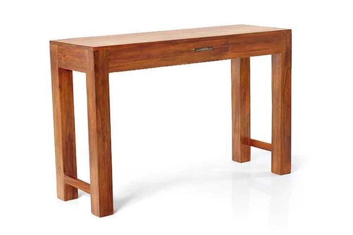 Solid Wood Cube Console Table