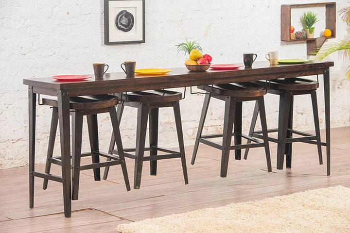 Solid Wood INDIANA Breakfast Dining Table Set