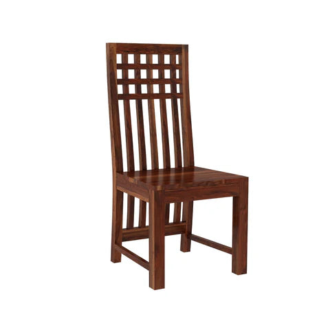 Amer Solid Sheesham Wood 6 Seater Dining Set - Natural Finish