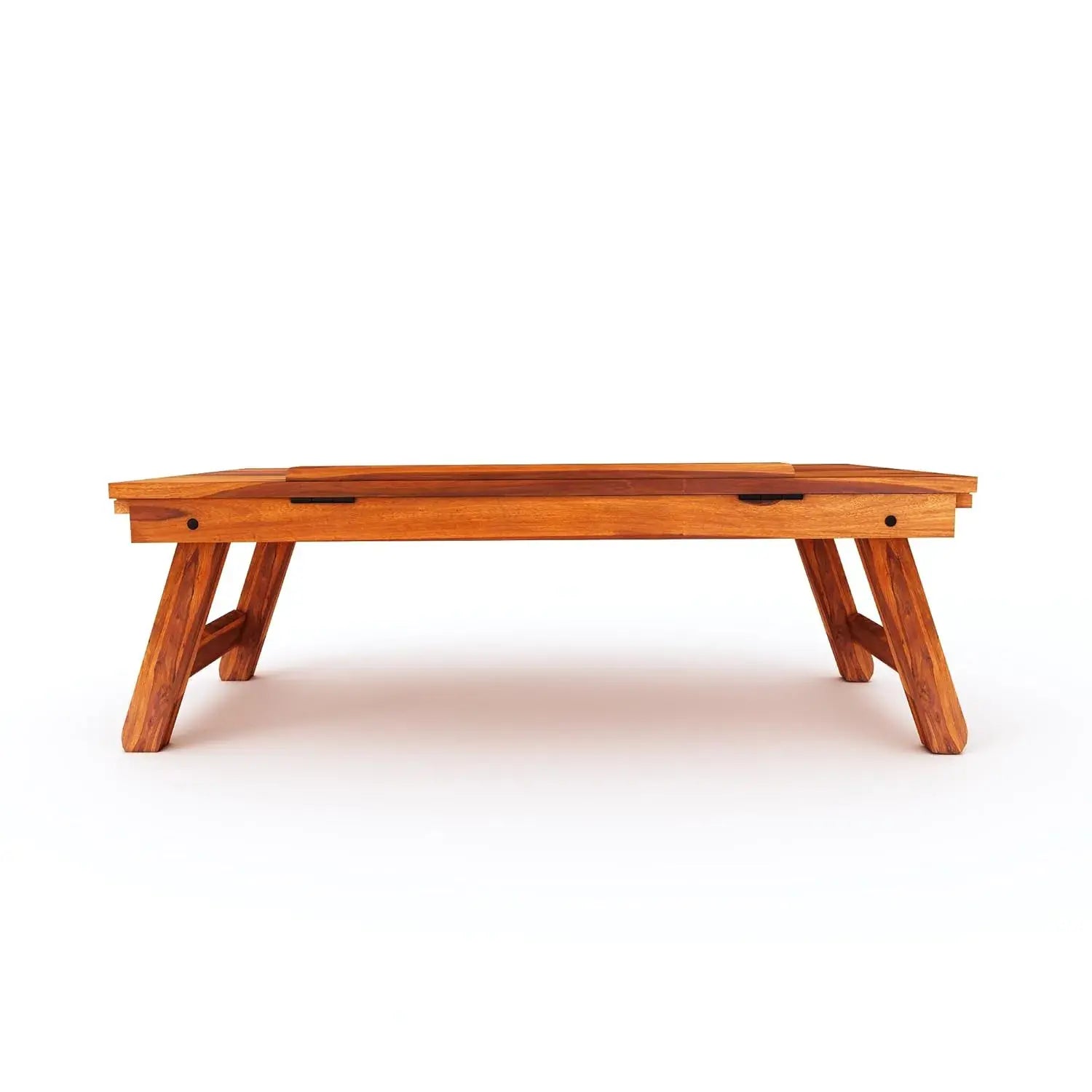 Rectangle Laptop Desk And Study Table - Honey Finish